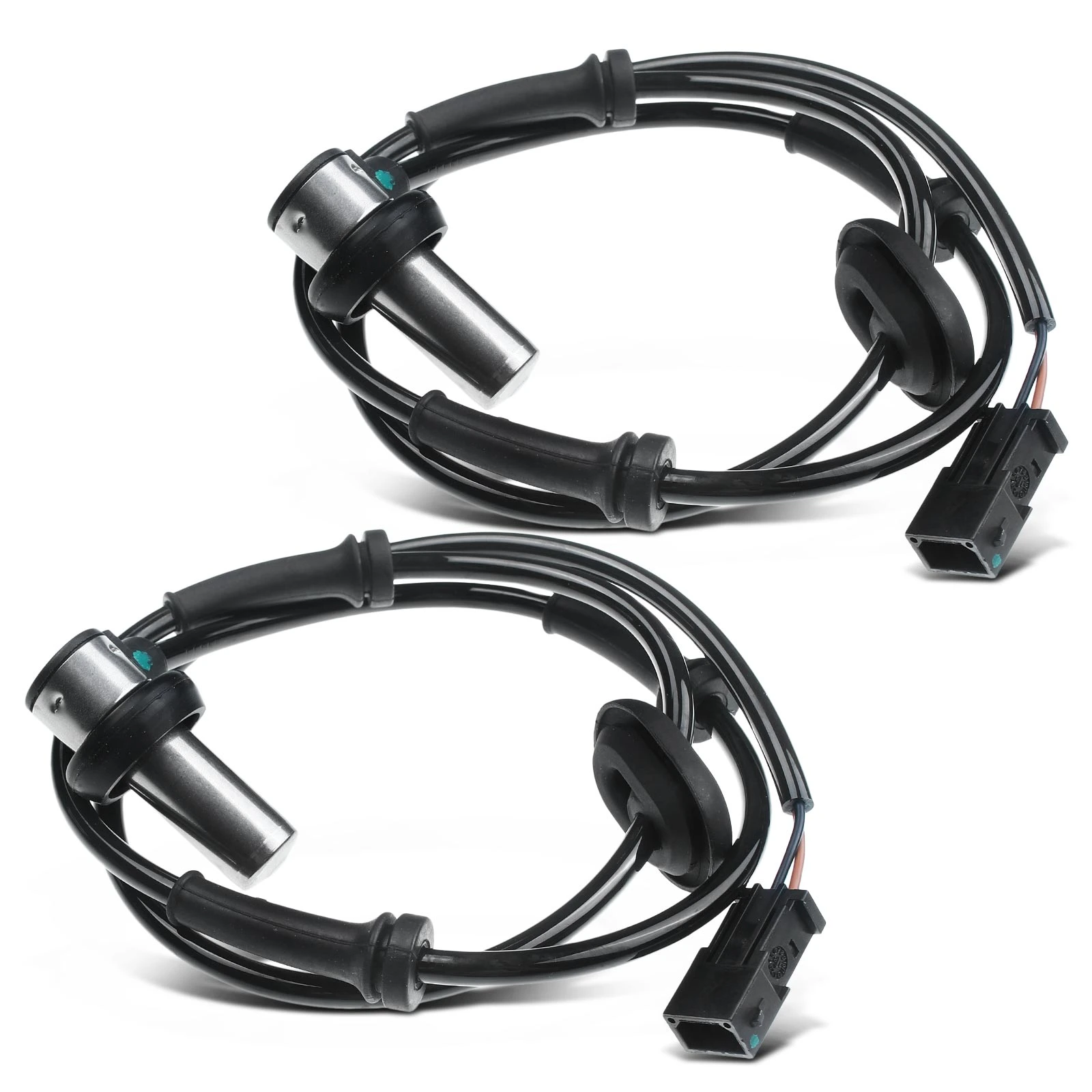 2 Pcs Rear Driver & Passenger ABS Wheel Speed Sensor